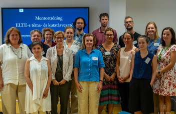 Sikerrel zárult az ELTE PPK első kutatási mentortréningje