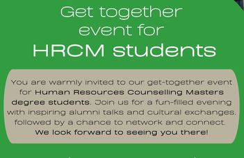 Get Together Event for HRCM students and Alumni