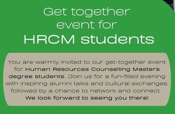 Get Together Event for HRCM students and Alumni